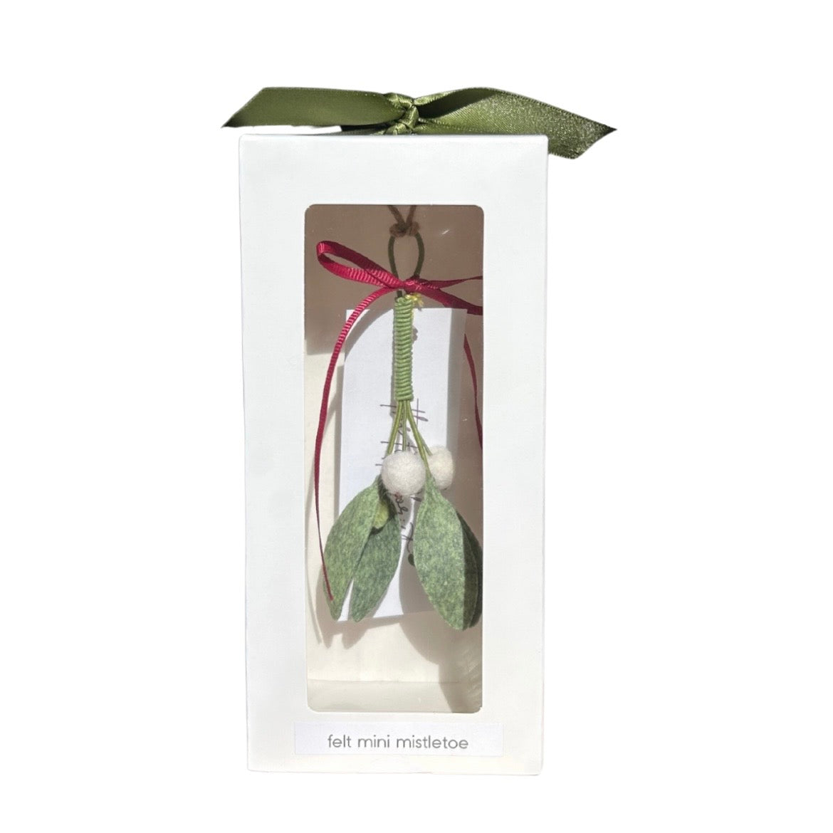 Mistletoe Felt Flower Gift Box